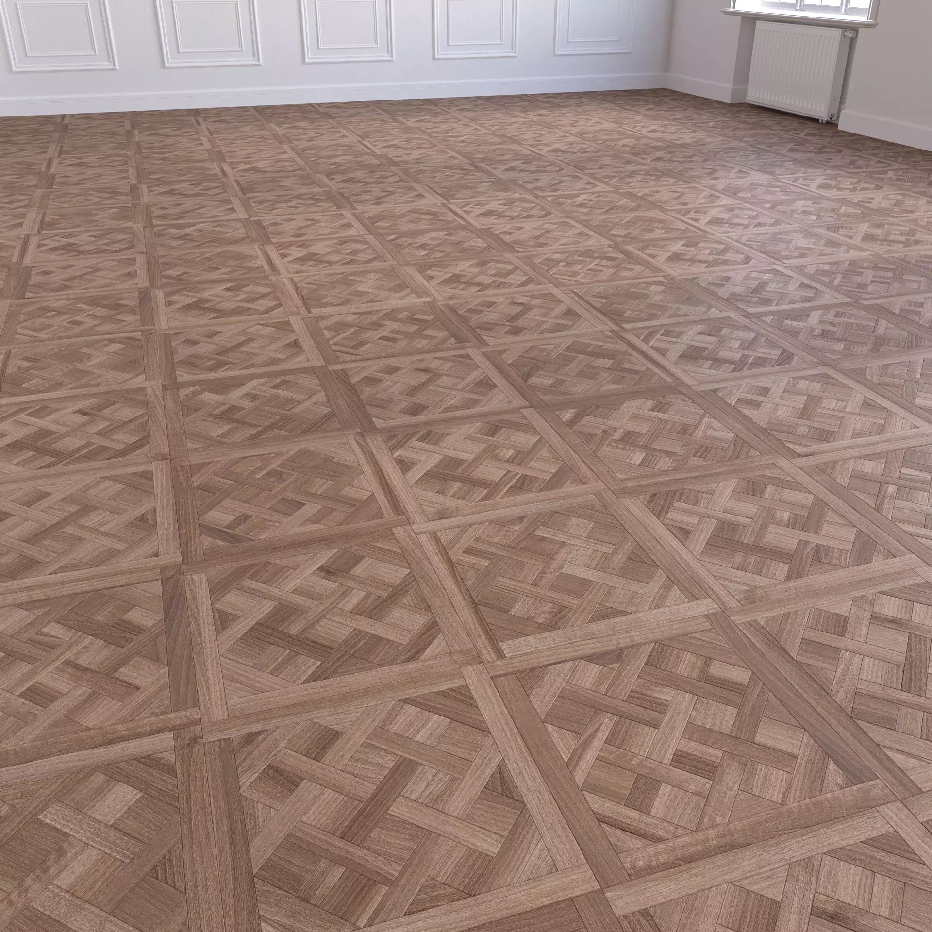 Parquet - Laminate - Wooden floor 4 in 1 3D model_20