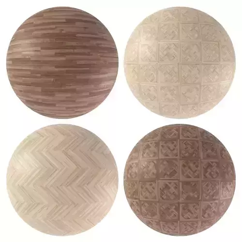 Parquet - Laminate - Wooden floor 4 in 1