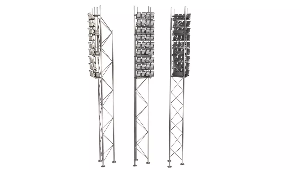 Stadium Lighting Pole 3D model