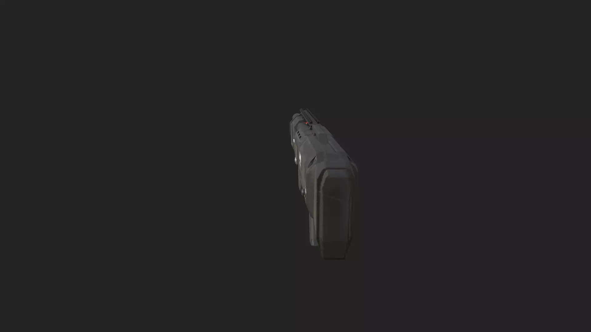 Pistol 3D Model 010 Low-poly 3D model_4