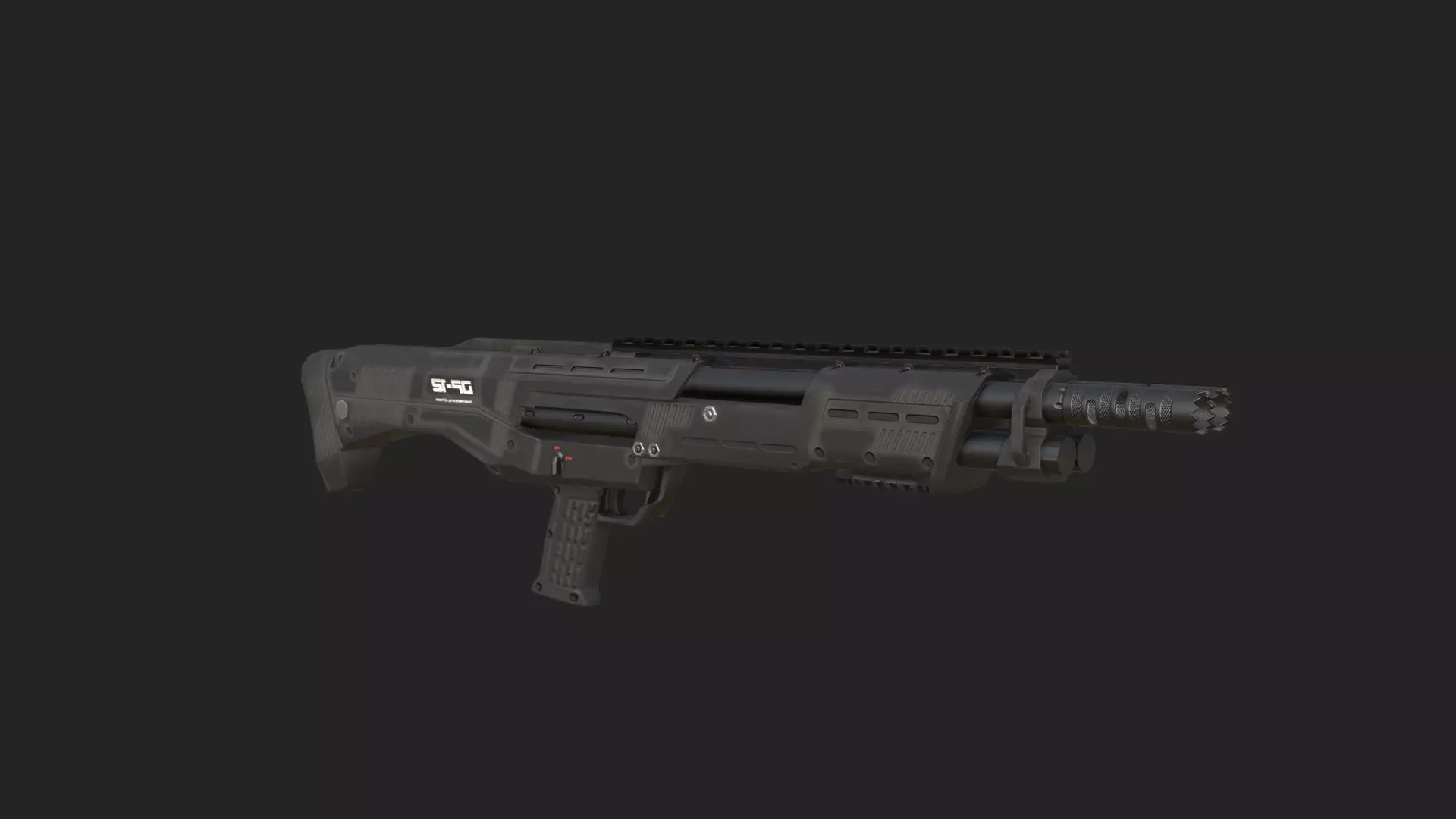 Pistol 3D Model 010 Low-poly 3D model_9