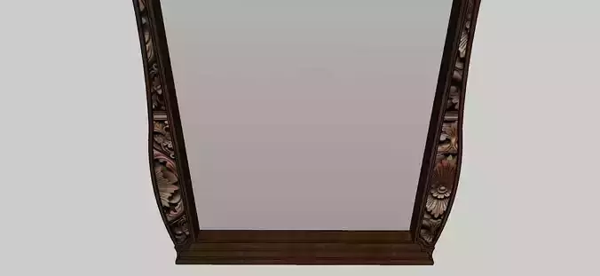 Standing Classic Mirror 3D model