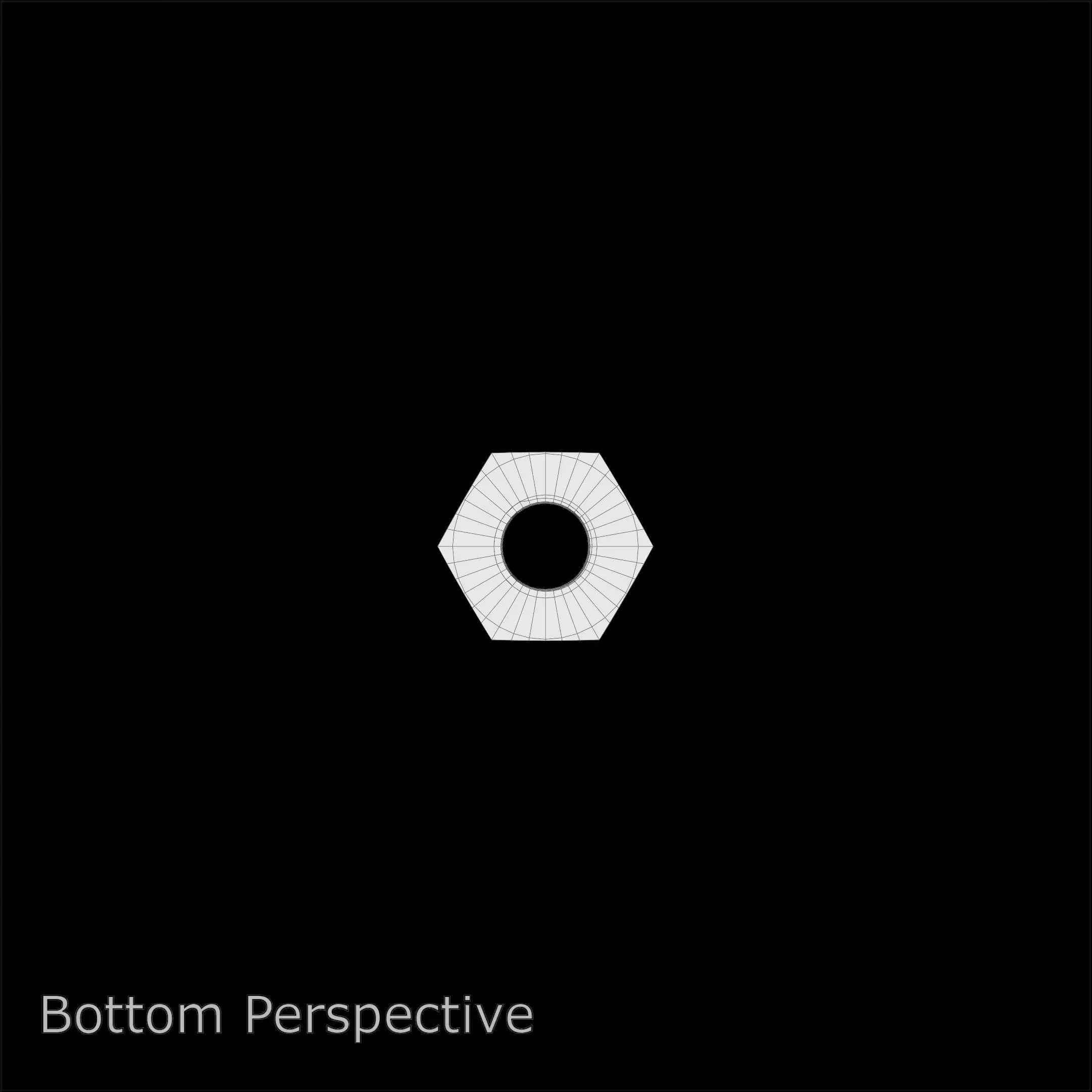 Steel Stained M3 Hex Nut with PBR 4K Textures 3D model_10