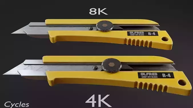 Yellow Box Cutter Knife