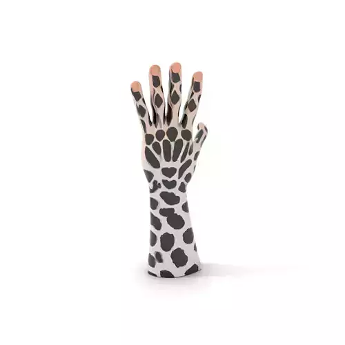 Leopard Patterned Hand Model Pack Texture