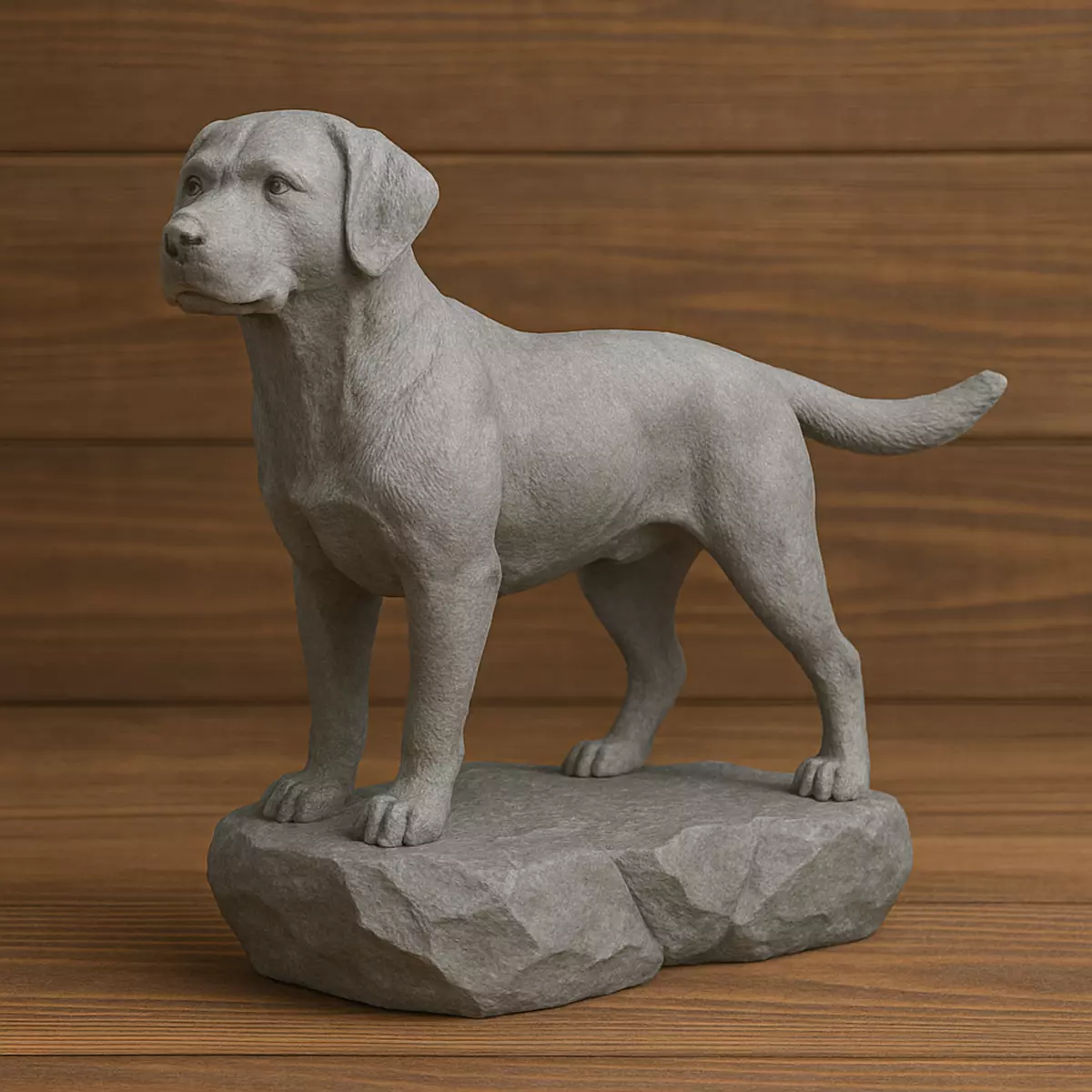 Dog On Rock 3D print model_0