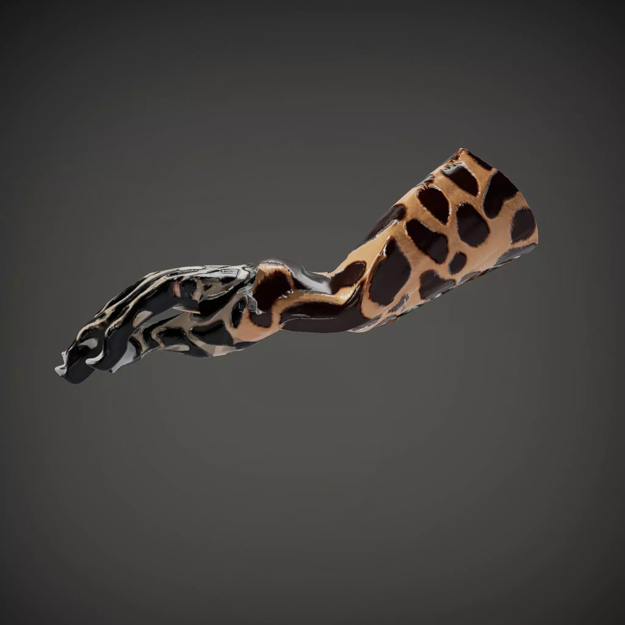Giraffe Patterned Hand Model Pack Low-poly 3D model_34