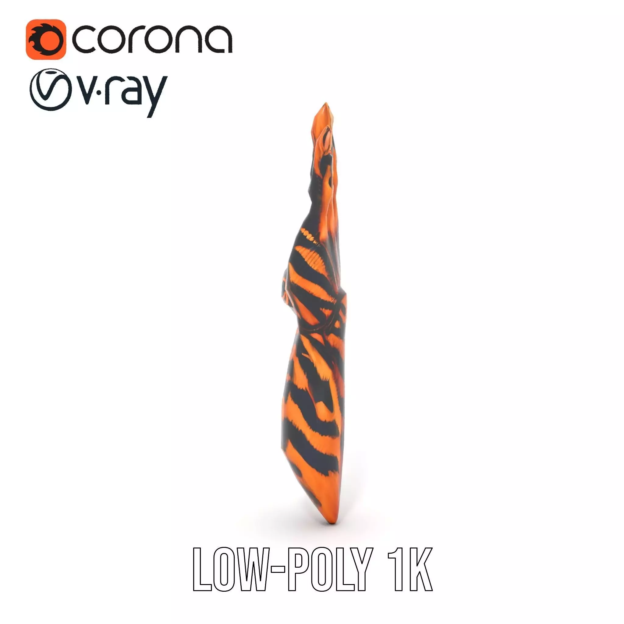 Fantasy Creature Hand Model Pack with Textured Claws Low-poly 3D model_26