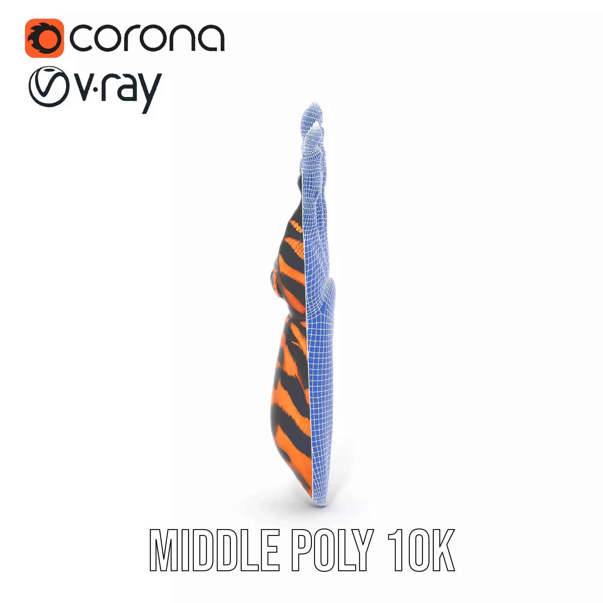 Fantasy Creature Hand Model Pack with Textured Claws Low-poly 3D model_31