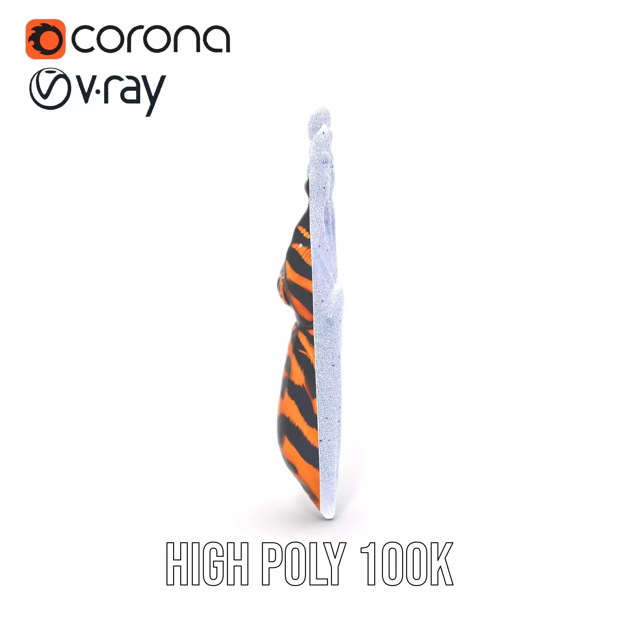 Fantasy Creature Hand Model Pack with Textured Claws Low-poly 3D model_35