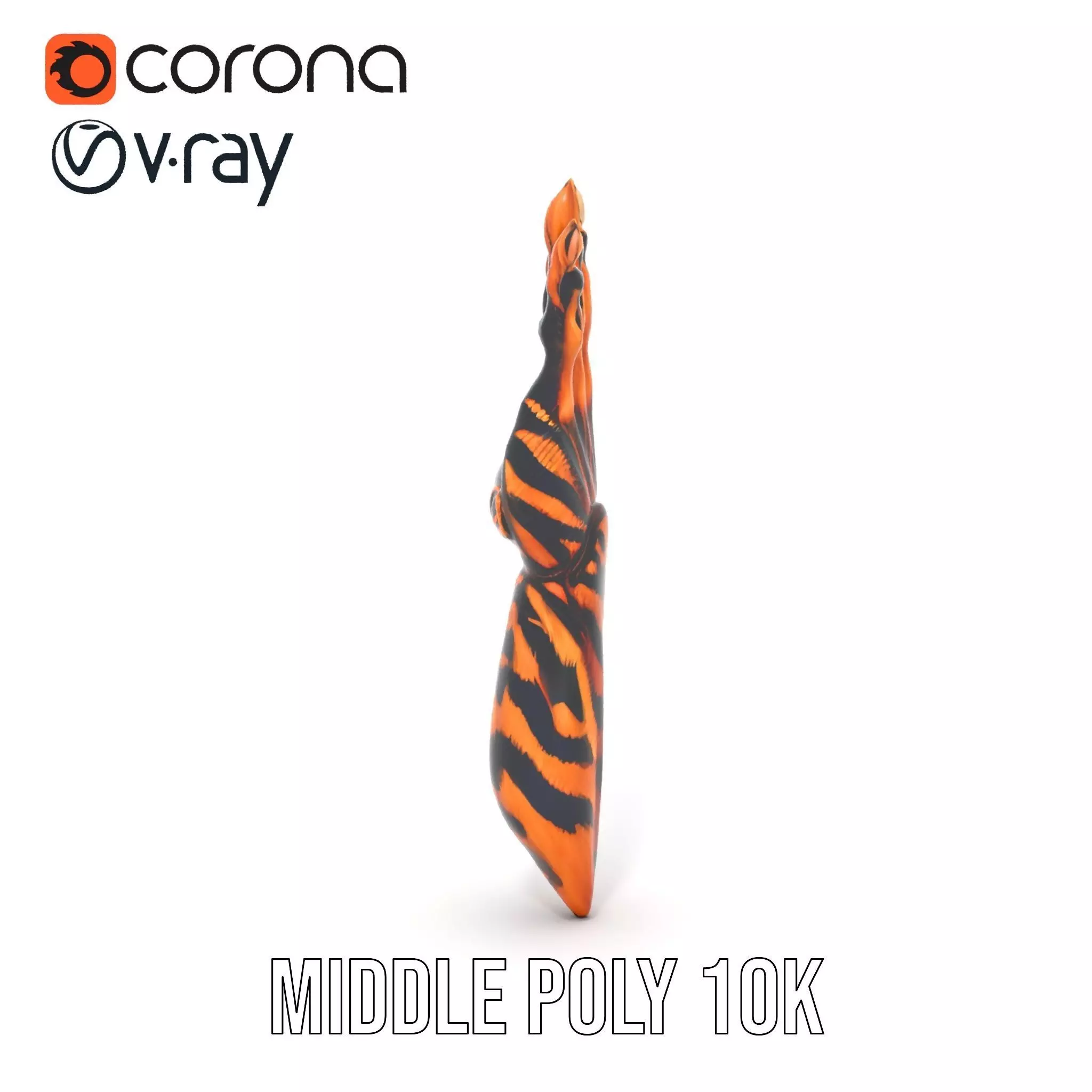 Fantasy Creature Hand Model Pack with Textured Claws Low-poly 3D model_11