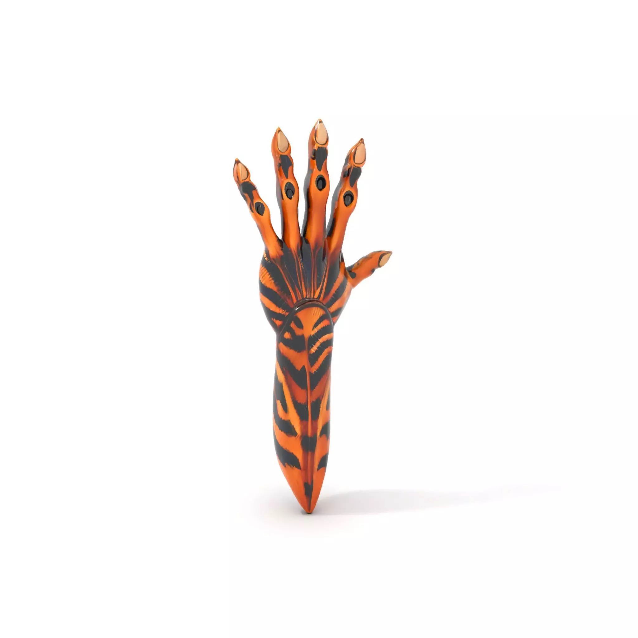 Fantasy Creature Hand Model Pack with Textured Claws Low-poly 3D model_14