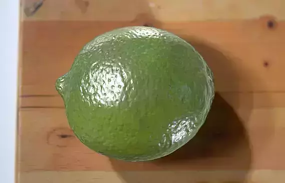 High-Resolution 3D Lime Model  