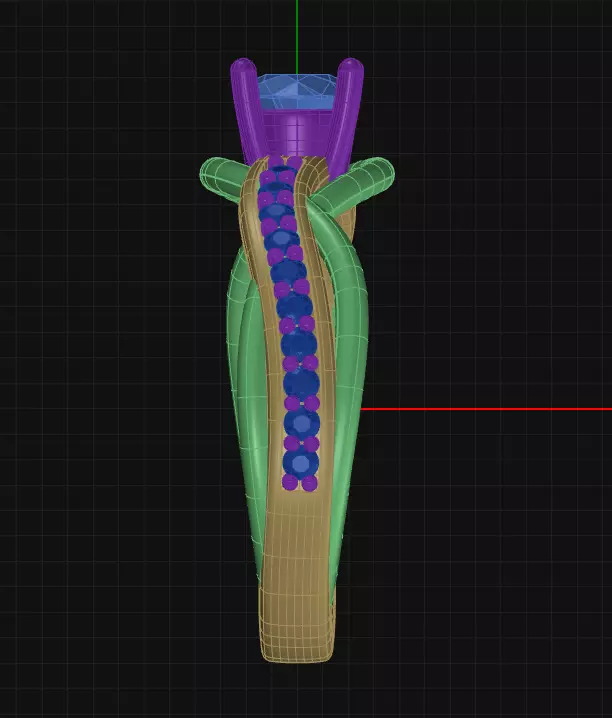 Engagement Ring 3D print model_2