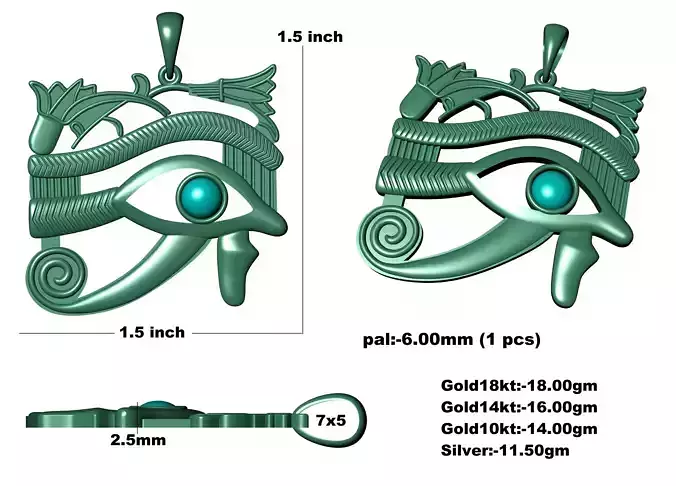 Eye of Horus Pendant
