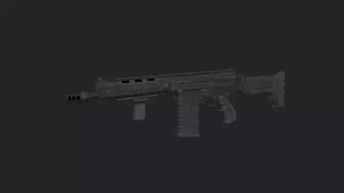 Pistol 3D Model 011