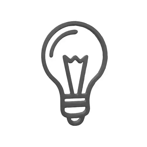 Light Bulb Symbol v1 001