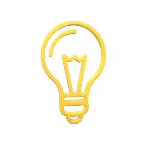 Light Bulb Symbol v1 003