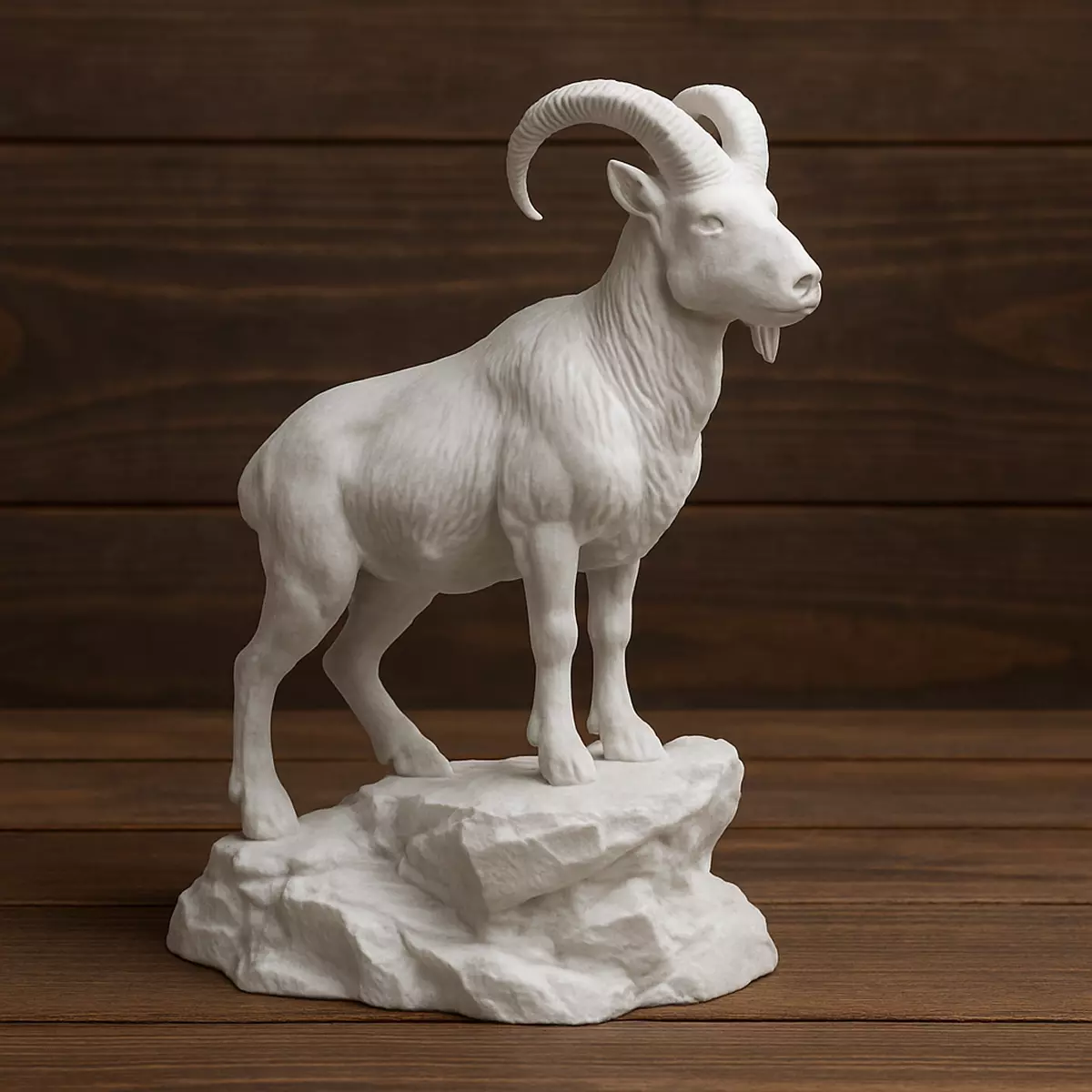 Goat on Rock 3D print model