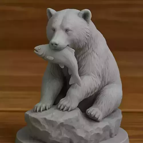 Bear With Fish