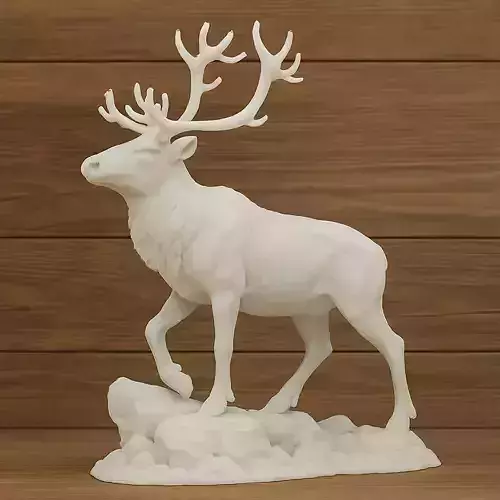 Reindeer 3D print model