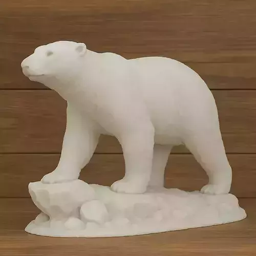 Polar Bear 3D print model