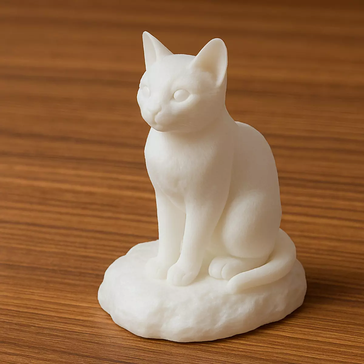 Sitting Cat 3D print model_0
