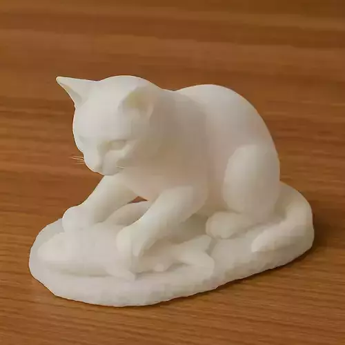 Cat Fish 3D print model