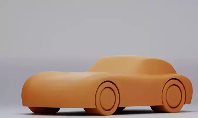 Sport Car 3D Print Model