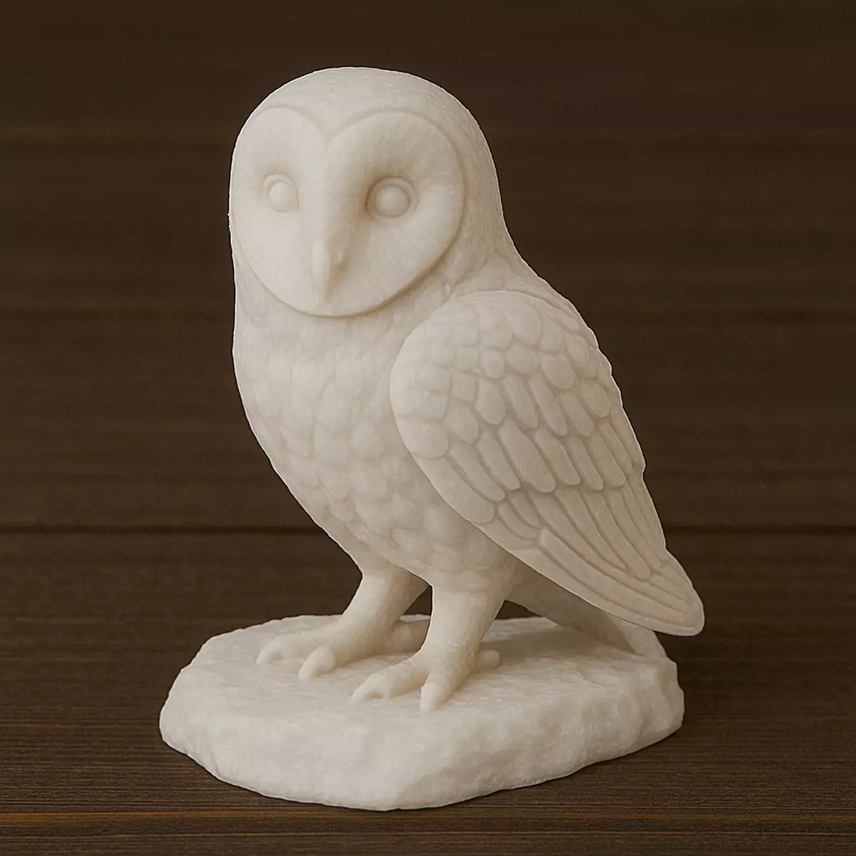 Barn Owl 3D print model_0