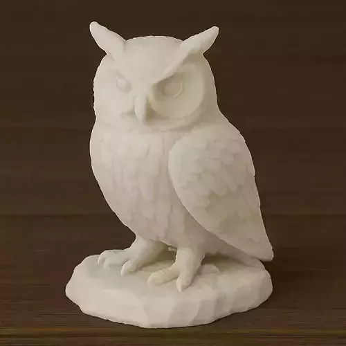 Eurasian Eagle-Owl 3D print model