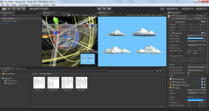 Low Poly Clouds Part 2 Low-poly 3D model_5
