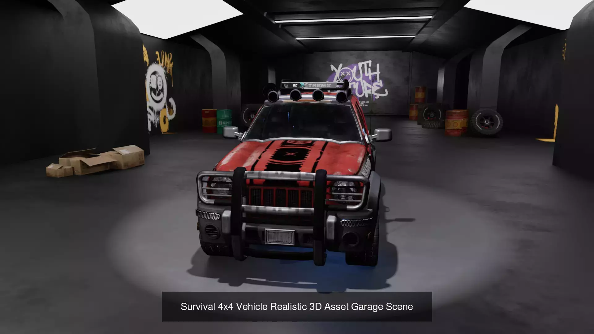 Low-Poly Supercars Realistic SUVs Unity-Unreal Ready 3D Model Collection_7