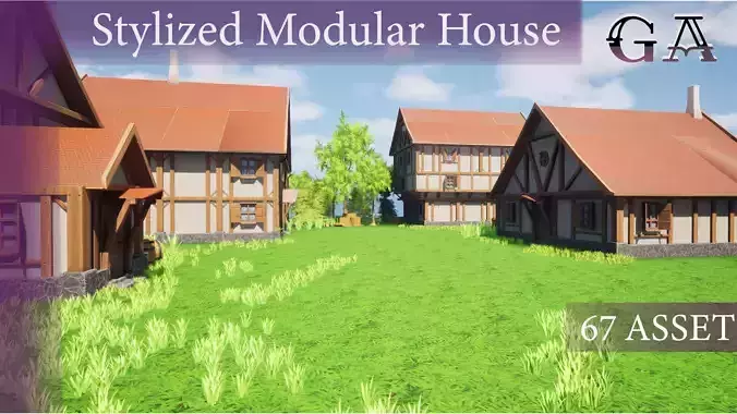 Stylized Modular House 