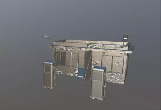 High-Resolution 3D Abandoned Gas Station Model 3D model_10
