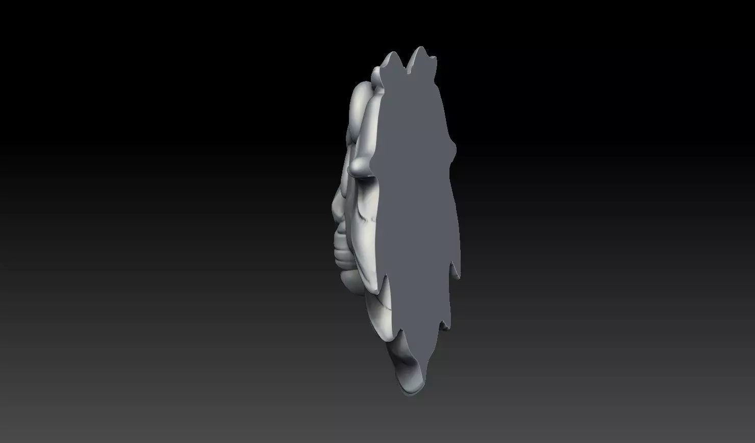 Lion Face Pendant 3D Print Model 3D print model_9
