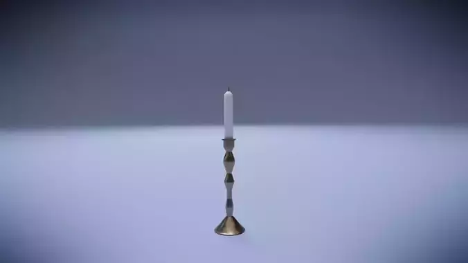 Candlestick Low-poly 3D model