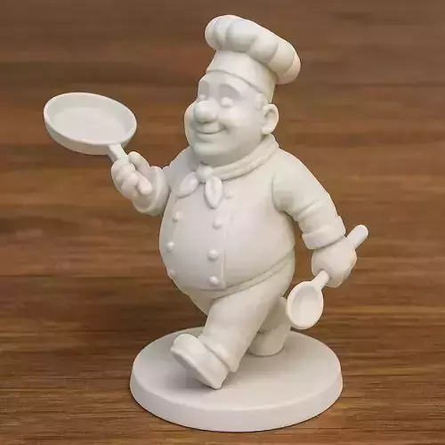 Chef Decor 3D print model