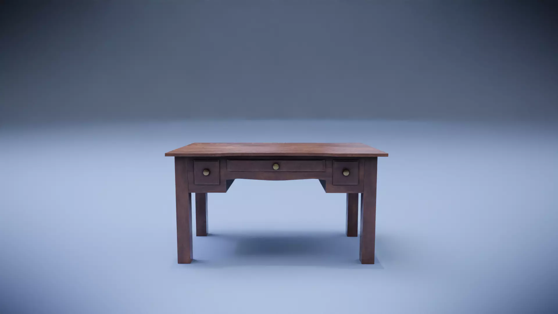 Old Table Low-poly 3D model