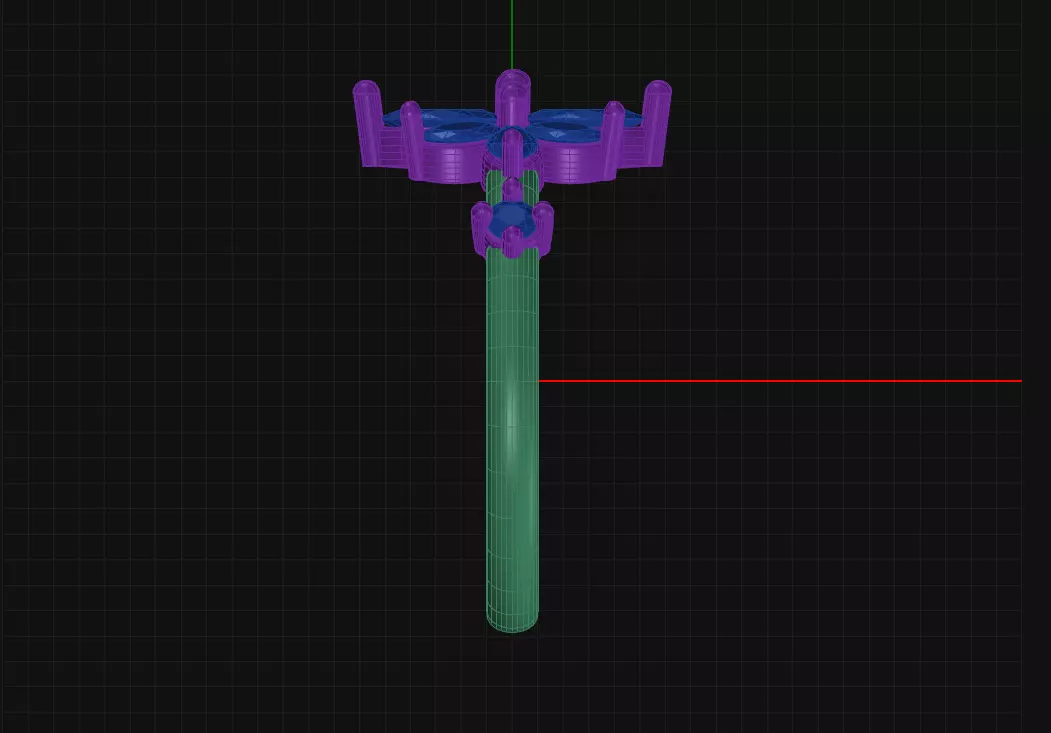 20 Prong Diamond Engagement Ring 3D print model_4