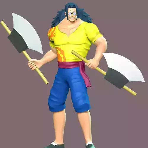 Scopper Gaban - One Piece 3D print model