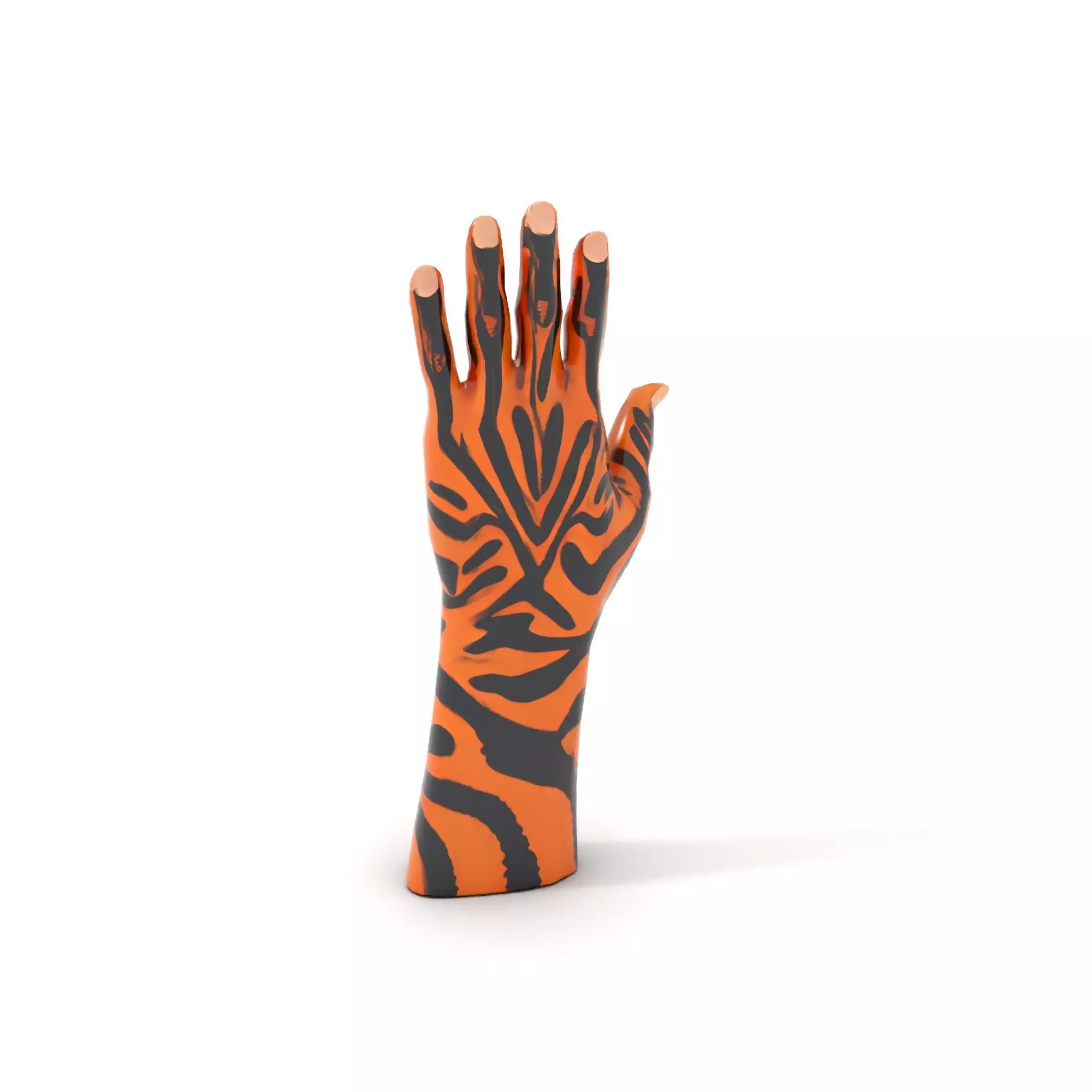 Human Hand with Tribal Tattoo Model Pack Low-poly 3D model_18