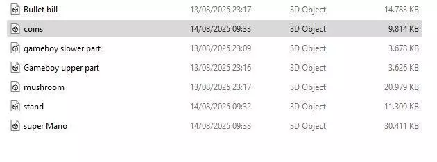 Game Boy Desk Stand with Mario Characters -Printable 3D STL 3D print model_9