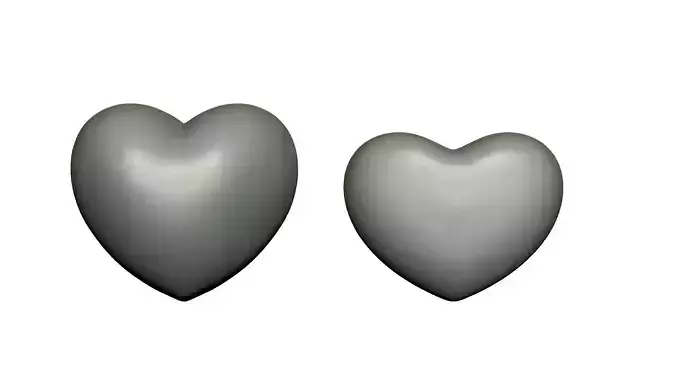 Heart Simple Low-poly 3D model