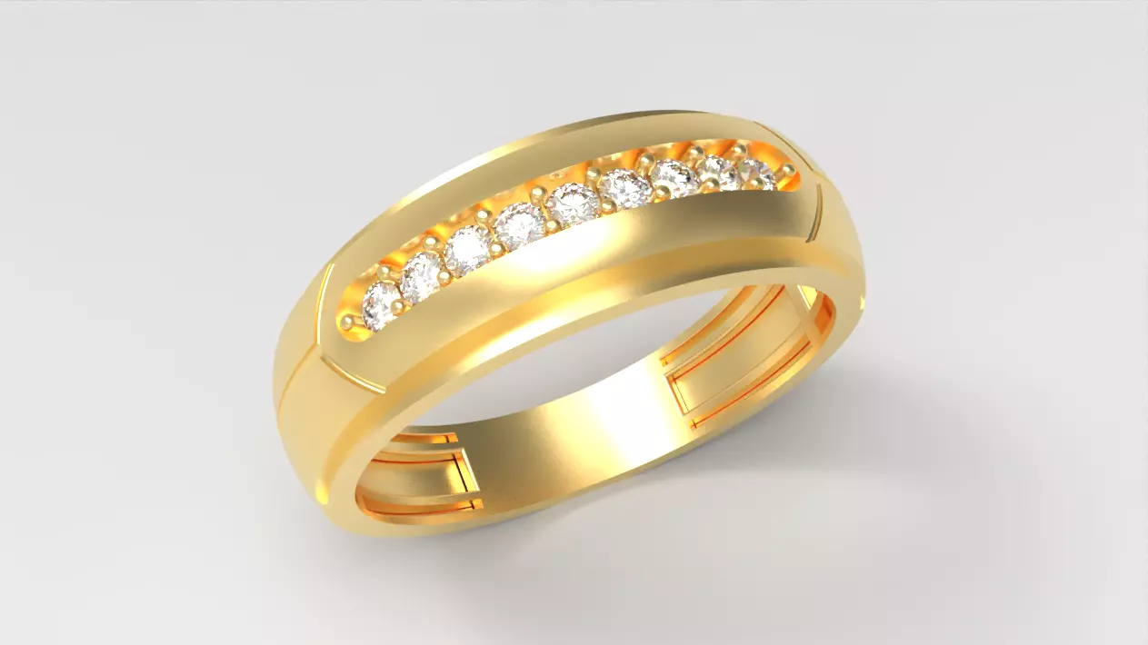 Modern Sleek Band 3D print model