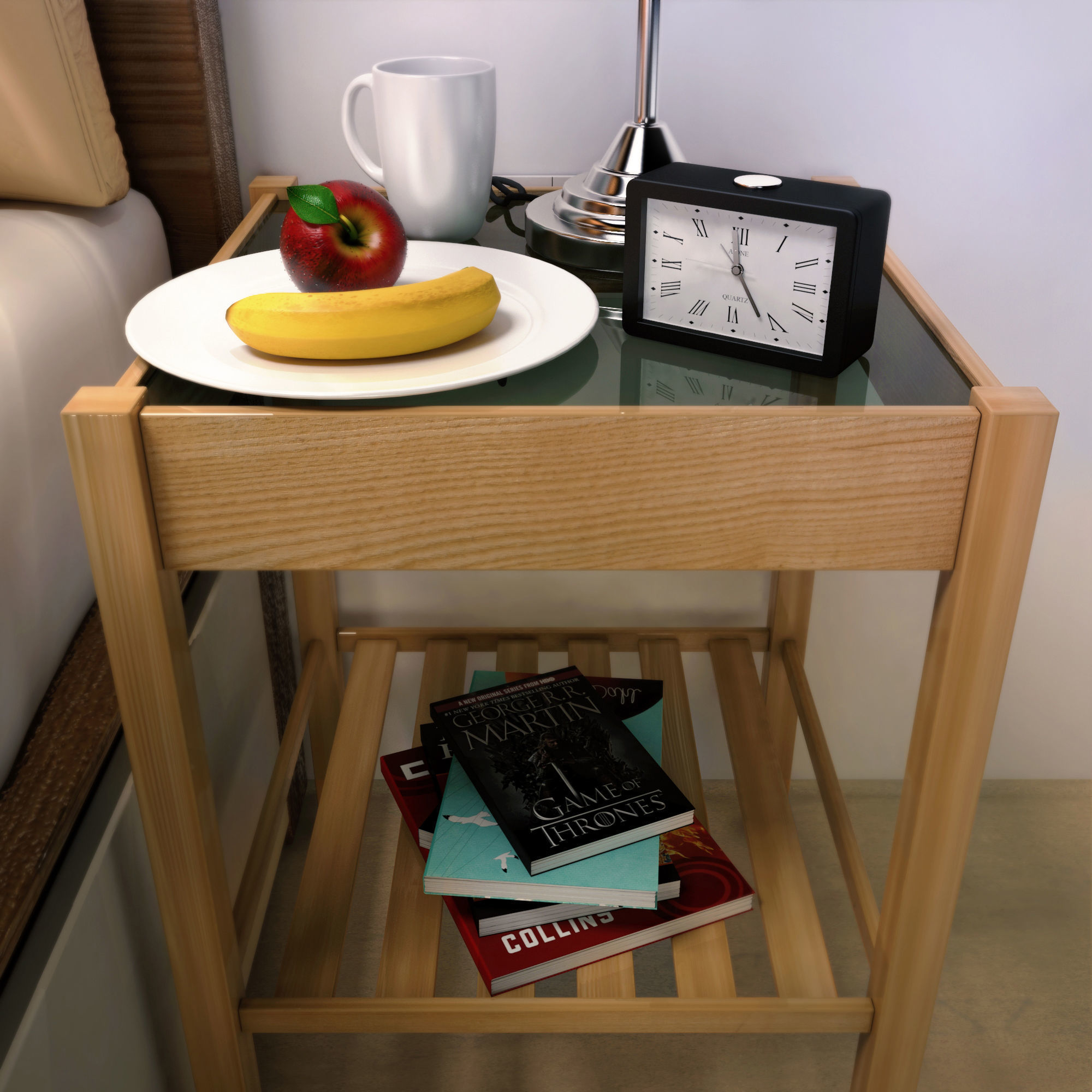 MALM Bedding Set  3D model_4