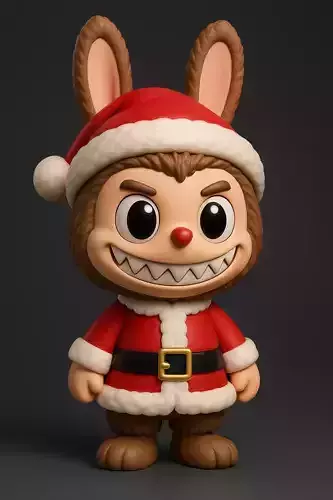 Santa Claus Labubu