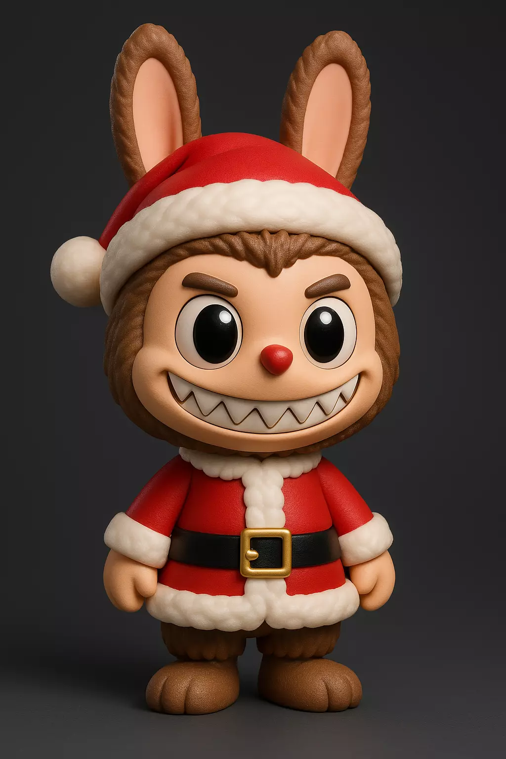 Santa Claus Labubu 3D print model_1
