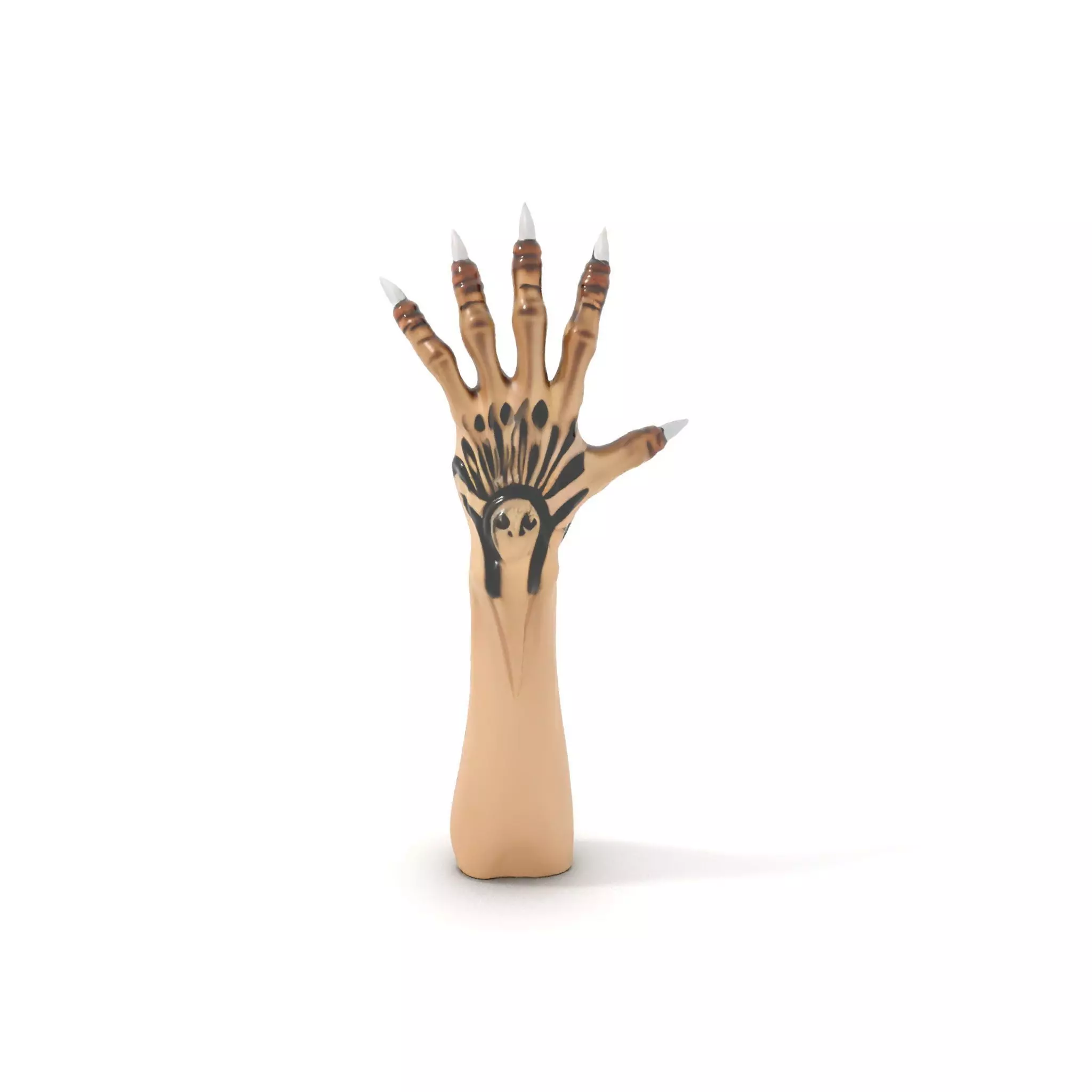 Mystical Hand with Tattoo and Claws Model Pack Low-poly 3D model_0