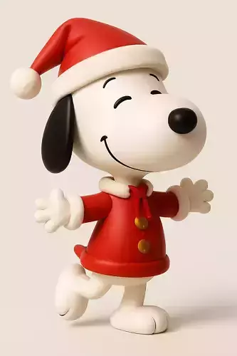 Snoopy as Santa Claus